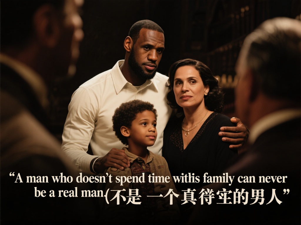 在詹姆斯的采访中，他特意提到另一句让他感